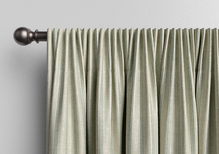 Emily Bond George Stripe, Sage - Made to Measure Curtains - Image 9